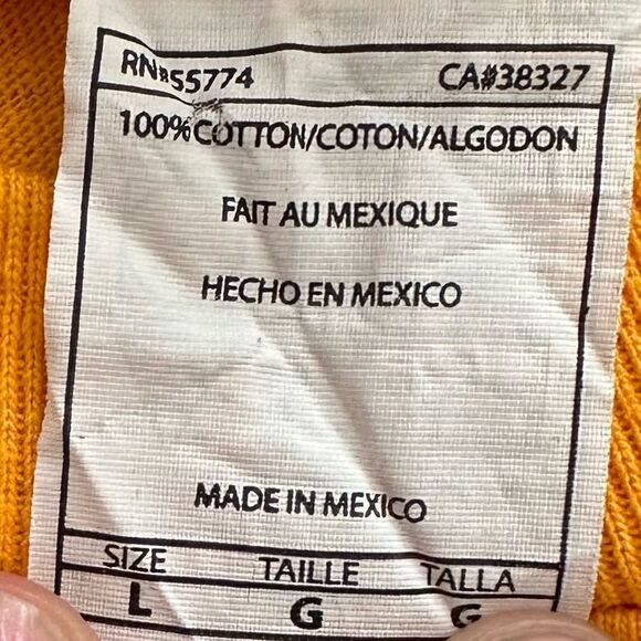 NFL Apparel Pittsburgh Steelers Yellow Short Sleeved Tee Shirt Top - Picture 2 of 3